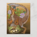 Search for raptors postcards Dinosaur