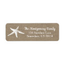 Search for white starfish return address labels Nautical