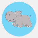 Search for hippopotamus stickers Kids