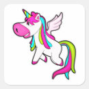 Search for winged child stickers Unicorn