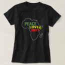Search for africa peace tshirts Afro