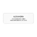 Search for hand lettering return address labels Black and white