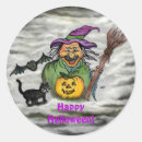 Search for black cat and pumpkin stickers Cartoon