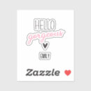 Search for saying hello stickers Pink