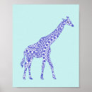 Search for blue giraffe posters Zoo