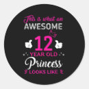 Search for 12 years old stickers 12th birthday