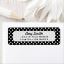 Search for black dots return address labels Trendy