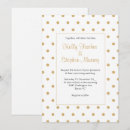 Search for gold dots invitations Contemporary