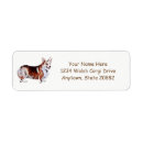 Search for welsh return address labels Pembroke welsh corgi