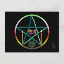 Search for the pentacle postcards Wicca