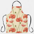 Search for red poppy aprons Watercolor