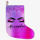 Search for sparkle christmas stockings Girly