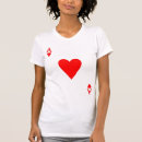 Search for ace of hearts tshirts Gambling