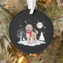 Search for moonlight christmas tree decorations Santa