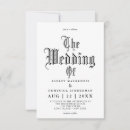 Search for vampire wedding invitations Black and white
