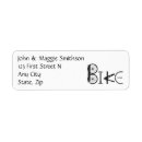Search for biking return address labels Bicycle