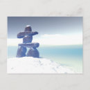 Search for inukshuks postcards Stone