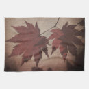 Search for burgundy tea towels Leaves