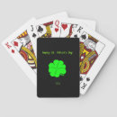 Search for 4 leaf clover playing cards Shamrock