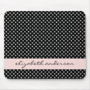 Search for white polka dot pattern mousepads Chic