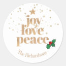 Search for joy peace love stickers Modern
