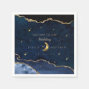 Search for celestial napkins Stars and moon
