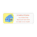 Search for character return address labels Cute