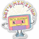 Search for mix tape stickers Old school