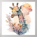 Search for giraffe portrait posters Animal