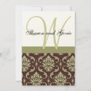 Search for brown damask wedding invitations Groom