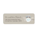 Search for owl wedding return address labels Whimsical