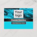 Search for badge business cards Blue