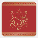 Search for ganesh stickers Red