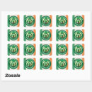 Search for leprechaun cat stickers Shamrock