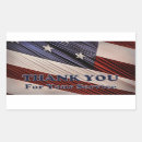 Search for thank you veteran stickers Red white and blue