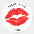 Search for red lipstick stickers Salon