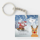Search for reindeer sleigh key rings Humour