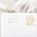 Search for gilded return address labels Elegant
