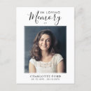 Search for memorial service postcards In loving memory