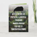 Search for military graduation cards Army