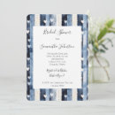 Search for denim blue and white invitations Bride