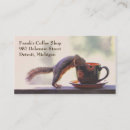 Search for squirrels business cards Coffee