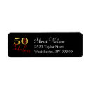 Search for 50th return address labels Red