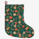 Search for gingerbread christmas stockings Santa