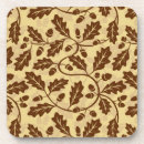 Search for oak leaf coasters Brown