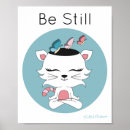 Search for cat yoga posters Cute