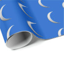Search for crescent moon wrapping paper Night sky