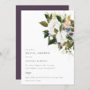 Search for floral bouquet bridal shower invitations Botanical