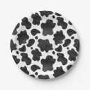 Search for cow plates Black and white