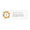 Search for sunflower return address return address labels Elegant